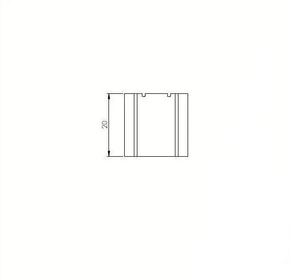 Blocco Faccia a Vista 20x20x50 a tre camere