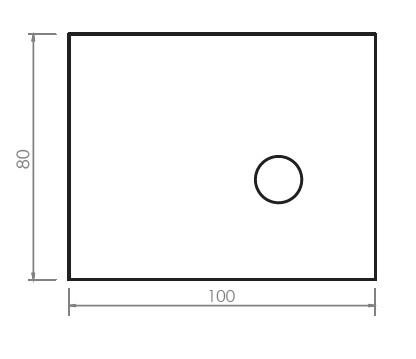 Plinto per pali di illuminazione cm 75 X 100 H 80