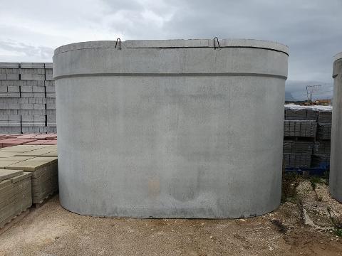 Cisterna per acqua potabile litri 12.000 ovoidale