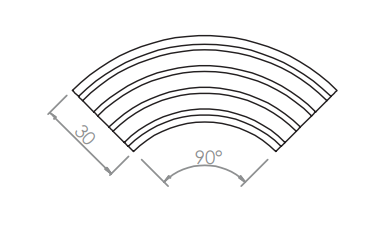 Cordoli e bordure cm 20x30x100 leggero