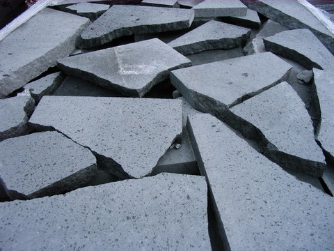 Mosaico lavico opus incertum