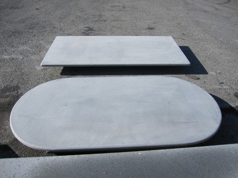 Tavoli ovali e rettangolari  in pietra lavica
