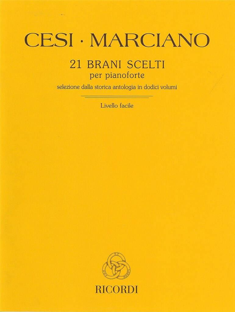 Cesi-Marciano 21 Brani Scelti per pianoforte Ricordi