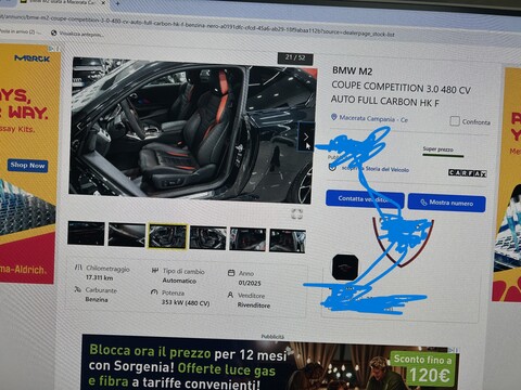 BMW M2 cambio automatico Benzina