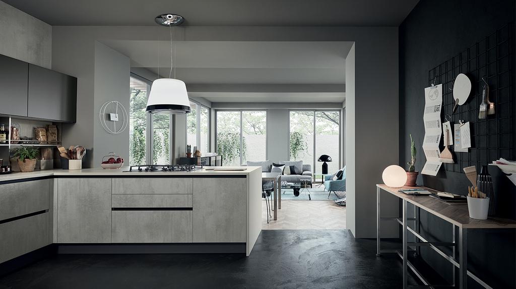 cucine con penisola Veneta Cucine