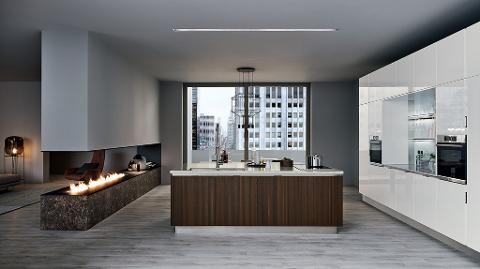 cucine con penisola Veneta Cucine