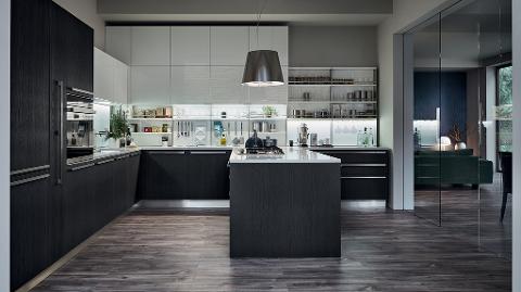 cucine con penisola Veneta Cucine