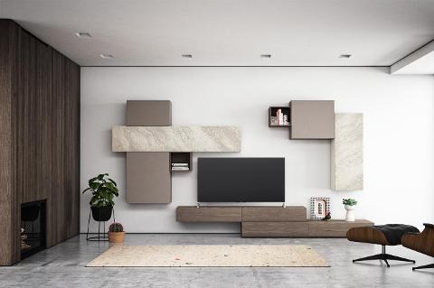 Pareti su misura Mobilgam, Fimar, Dall'Agnese, Cattelan. Pareti attrezzate