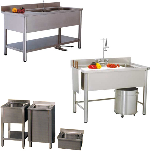 Tavoli, lavelli, pensili, armadi acciaio inox Catania Electrolux Elecrtolux