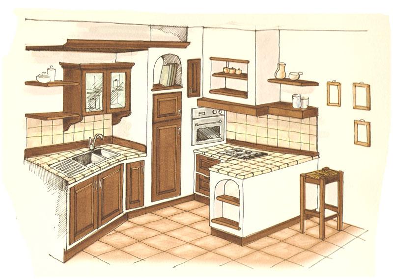 CUCINE IN MURATURA