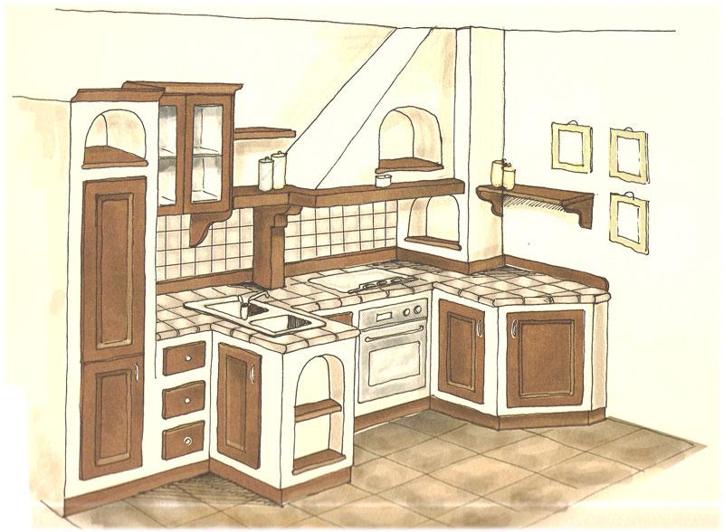 CUCINE IN MURATURA