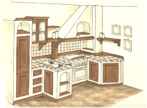 CUCINE IN MURATURA