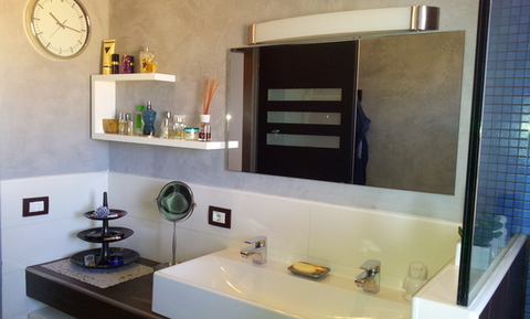 Mobile Bagno Chiaramonte Ragusa Sicilia Mobilificio Casmene Laccato Bianco Opaco