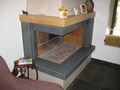 Rivestimento Camino Chiaramonte Ragusa Sicilia Mobilificio Casmene Legno Massello