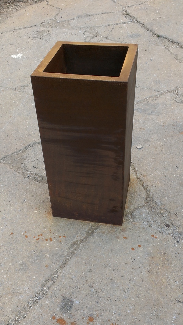 LAVANDINO IN LAMIERA CORTEN