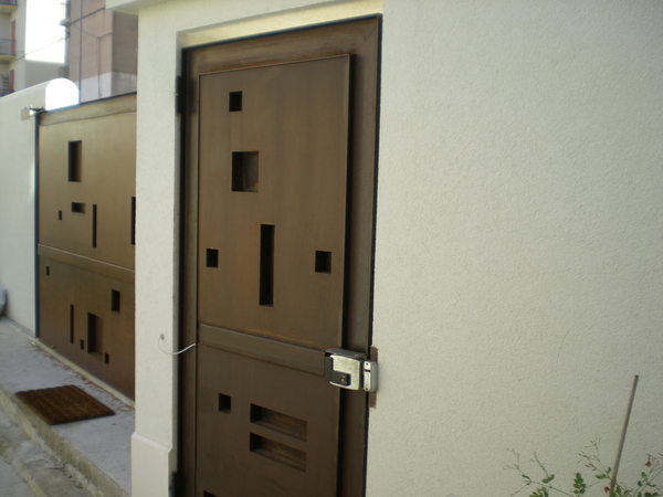 CANCELLI IN LAMIERA CORTEN