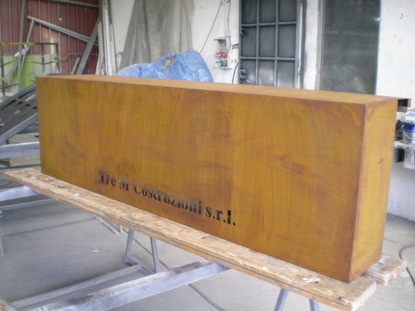 LAVORAZIONE CORTEN