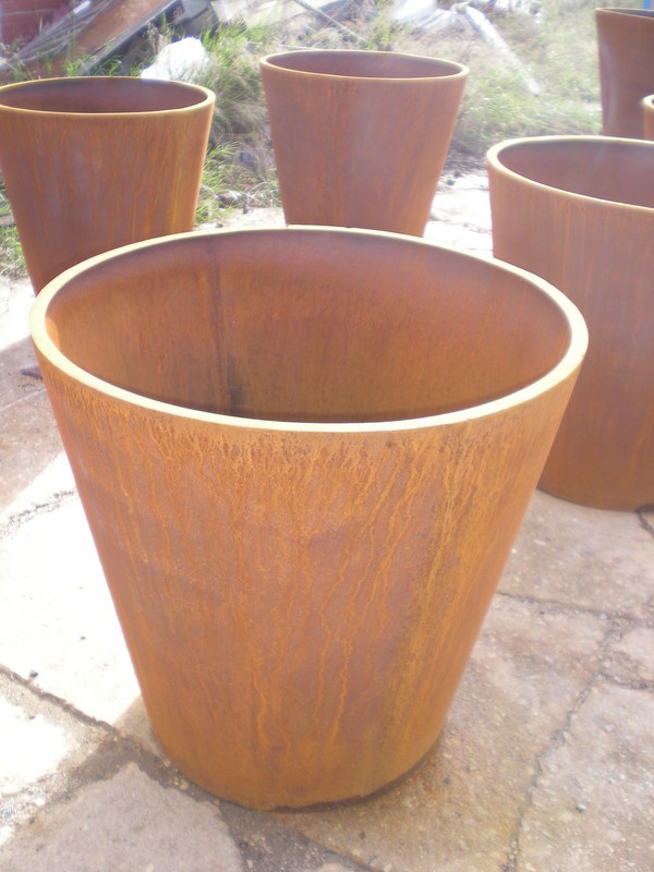 VASI IN LAMIERA CORTEN