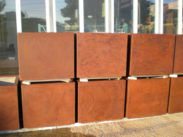 FIORIERE IN CORTEN