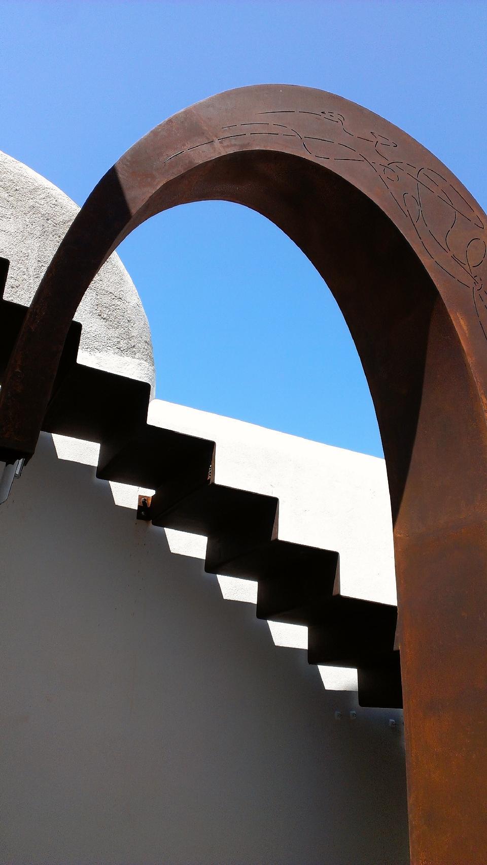 SCALA IN LAMIERA CORTEN