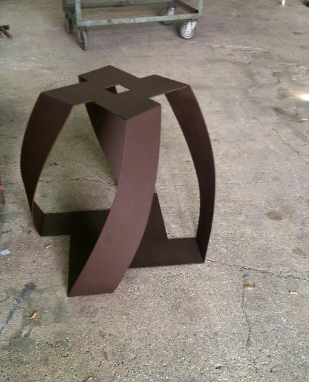 PIEDI TAVOLI IN CORTEN