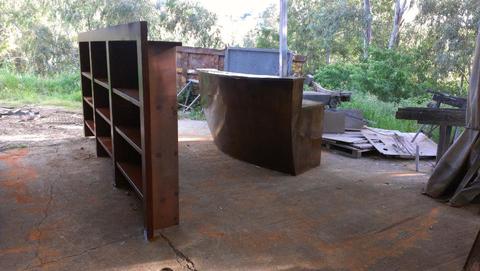 ARREDAMENTO IN LAMIERA CORTEN