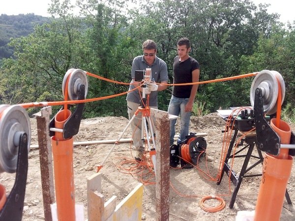 Prova ed analisi ultrasonica Cross-Hole su pali