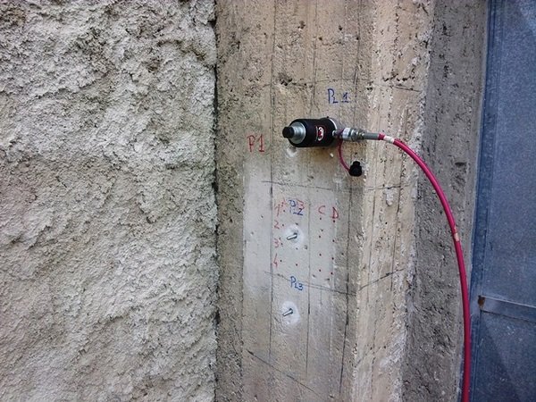Prova Pull Out  - determinazione della forza di estrazione - UNI EN 12504-3