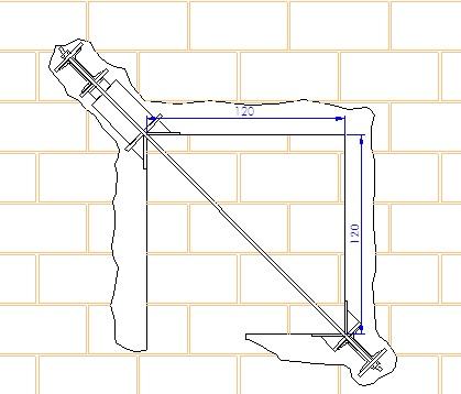 Prova di compressione diagonale su pannello di muratura