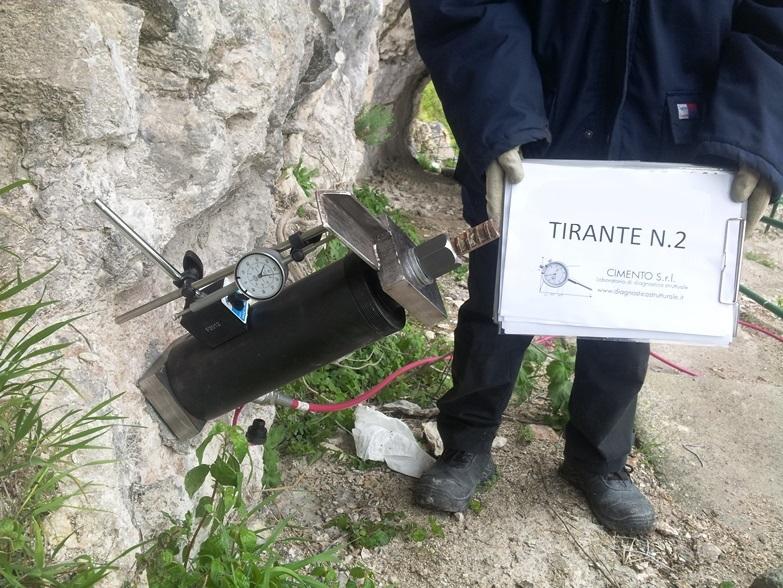 Prove di tiro su tiranti (prove di carico su tiranti)