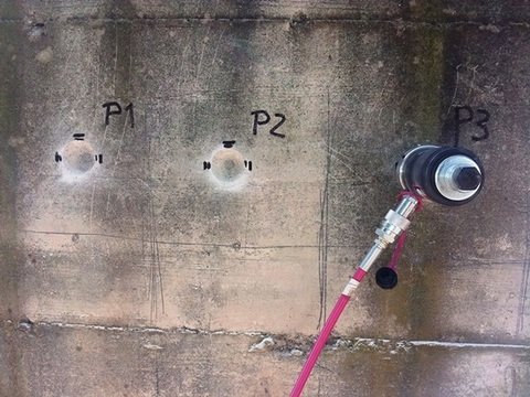 Prova Pull Out  - determinazione della forza di estrazione - UNI EN 12504-3