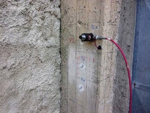 Prova Pull Out  - determinazione della forza di estrazione - UNI EN 12504-3