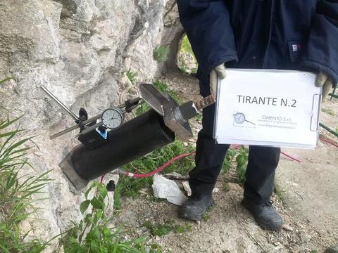 Prove di tiro su tiranti (prove di carico su tiranti)