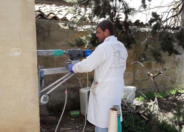 Carotaggi - Estrazioni di carote di calcestruzzo indurito