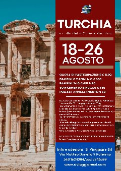 TURCHIA 2025  VOLO DIRETTO DA PALERMO O DA CATANIA