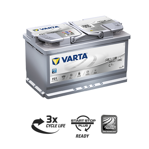 Batteria AGM Start-Stop plus 80AH 800A VARTA