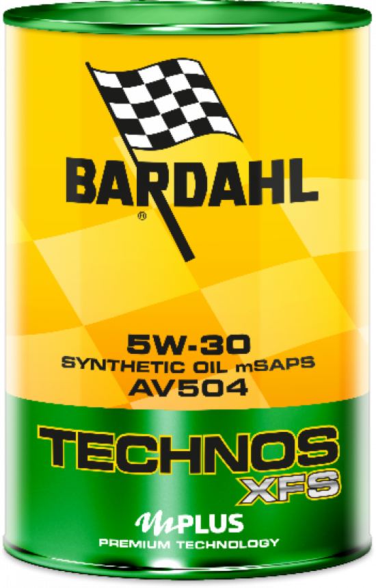 OLIO TECHNOS XFS AV504 5W30 BARDAHL ACEA C3 / API SN / MB 229.51 VW 504.00-507.00 / BMW LL-40 (N20 Performance) / Porsche C30