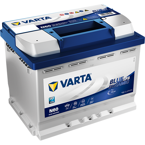 Batteria Start & Stop EFB 60AH 640A VARTA 560 500 064