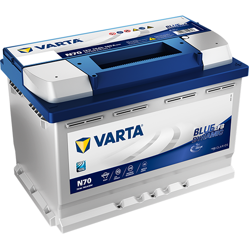 Batteria Start  Stop EFB 70AH 760A VARTA 570 500 076