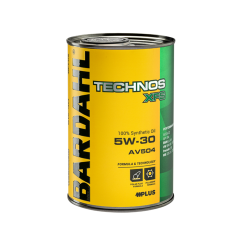 OLIO TECHNOS XFS AV504 5W30 BARDAHL ACEA C3 / API SN / MB 229.51 VW 504.00-507.00 / BMW LL-40 (N20 Performance) / Porsche C30