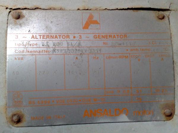 GRUPPO ELETTROGENO - SICILIA - TRAPANI - ALCAMO TEKNEL TK 4880