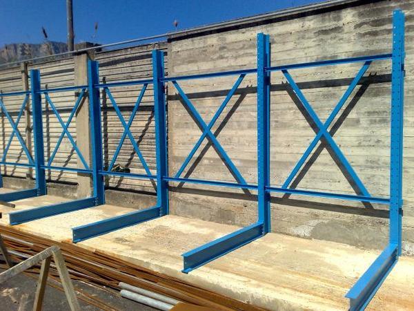 SCAFFALATURA  INDUSTRIALE CANTILEVER  MONOFRONTE/BIFRONTE