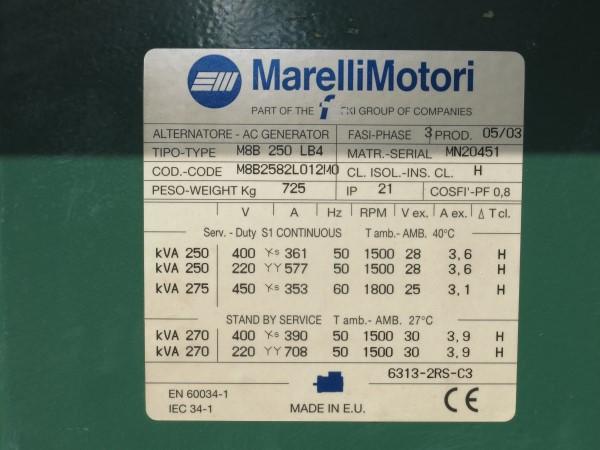 GRUPPO ELETTROGENO - SICILIA - TRAPANI - ALCAMO CTM kva 250