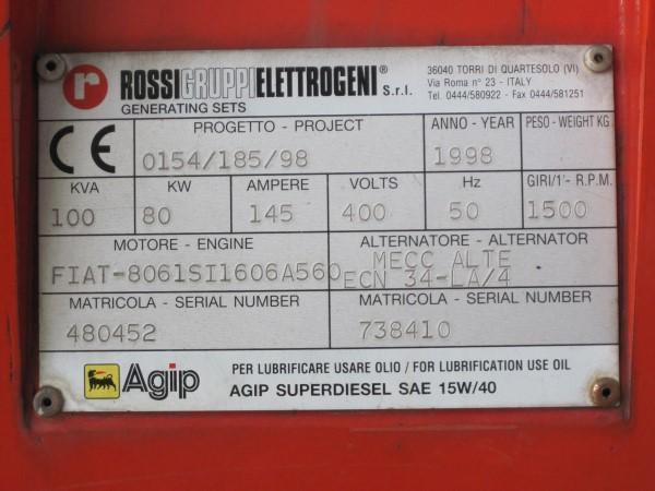 GRUPPO ELETTROGENO - SICILIA - TRAPANI - ALCAMO ROSSI GRUPPI ELETTROGENI 8061