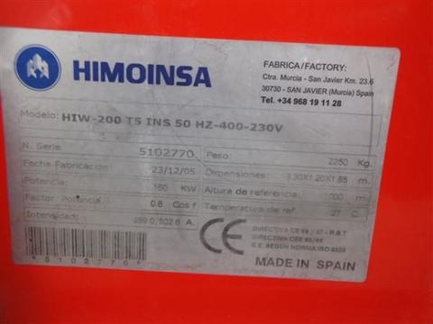 GRUPPO ELETTROGENO - SICILIA - TRAPANI - ALCAMO HIMOINSA HIW - 200 T5 INS