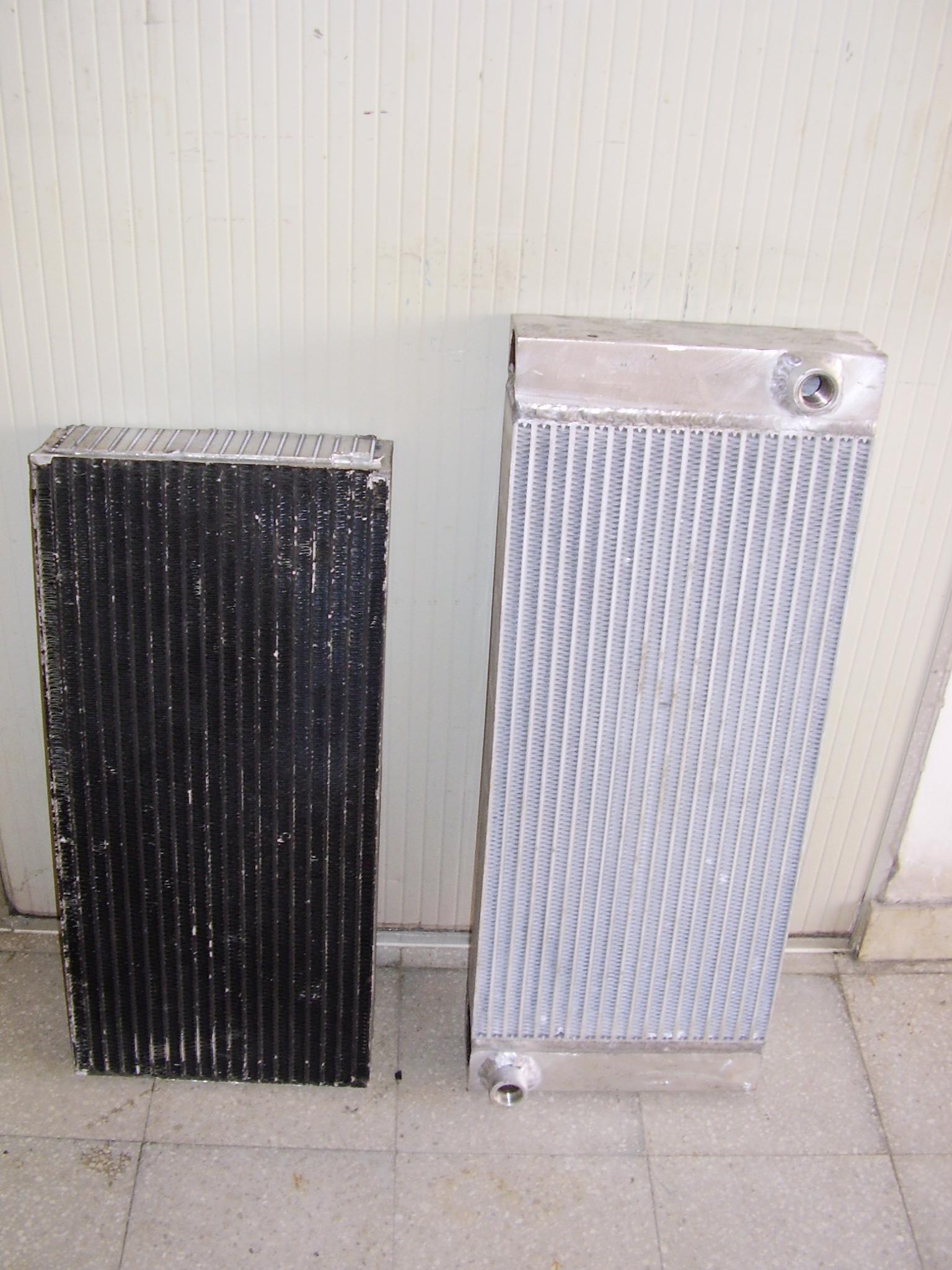 Costruzione Radiatore olio CASE 888 POCLAIN