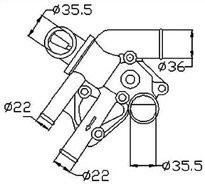 TERMOSTATO REFRIGGERANTE FIAT 127