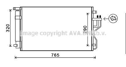 Condensatore/ Climatizzatore VW PASSAT III SERIE 1.6 TD/ 1.9 TD