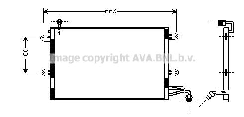 Condensatore/ Climatizzatore VW GOLF III SERIE