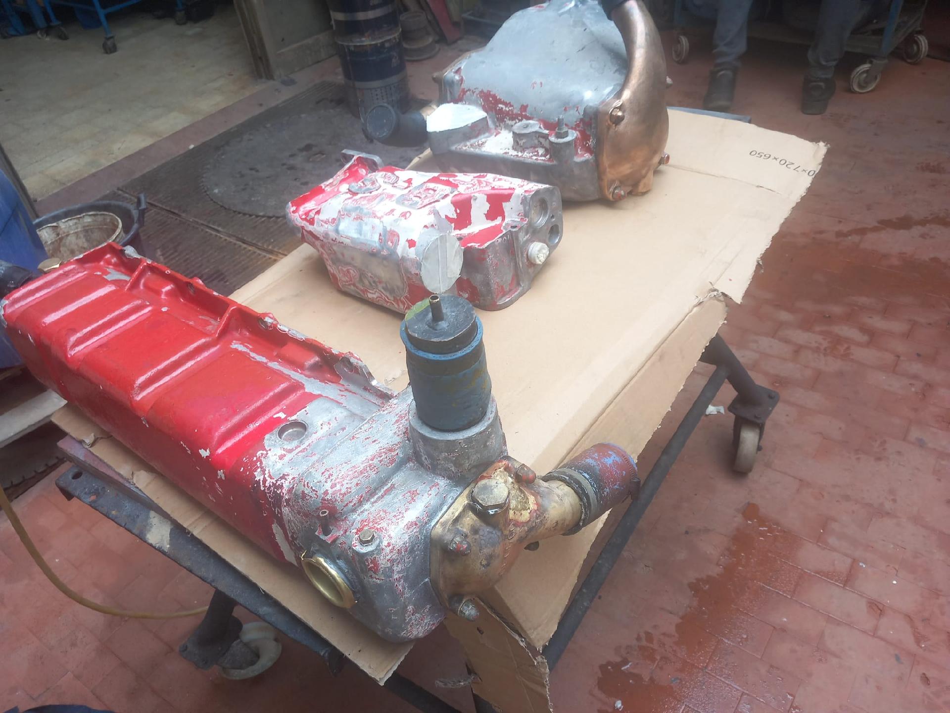 INTERCOOLER BARCA Motore SISU SCAMBIATORE; INTERCOOLER ; COLLETTORE DI SCARICO